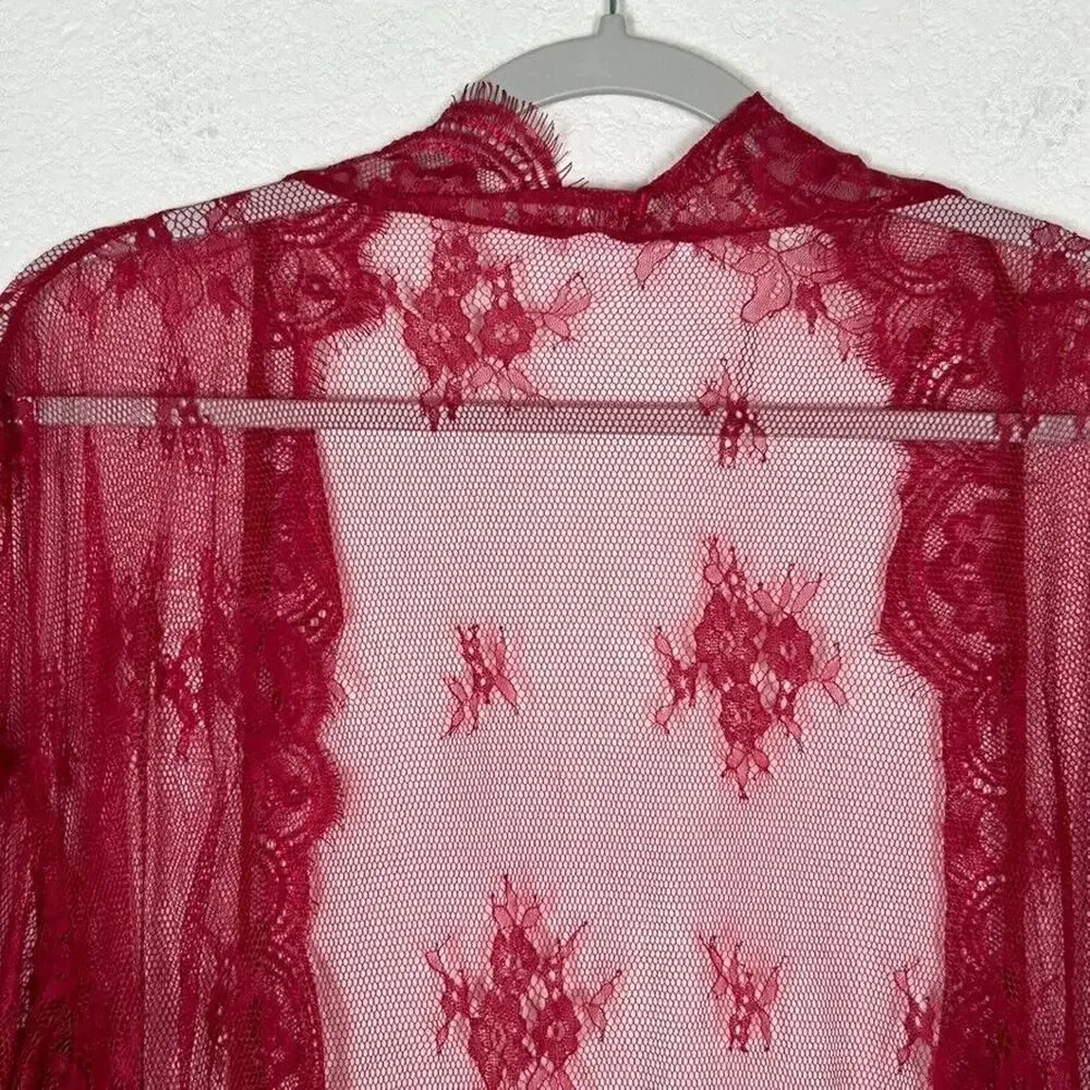 Avidlove women lingerie red lace kimono Romantic Coquette Feminine Bohemian